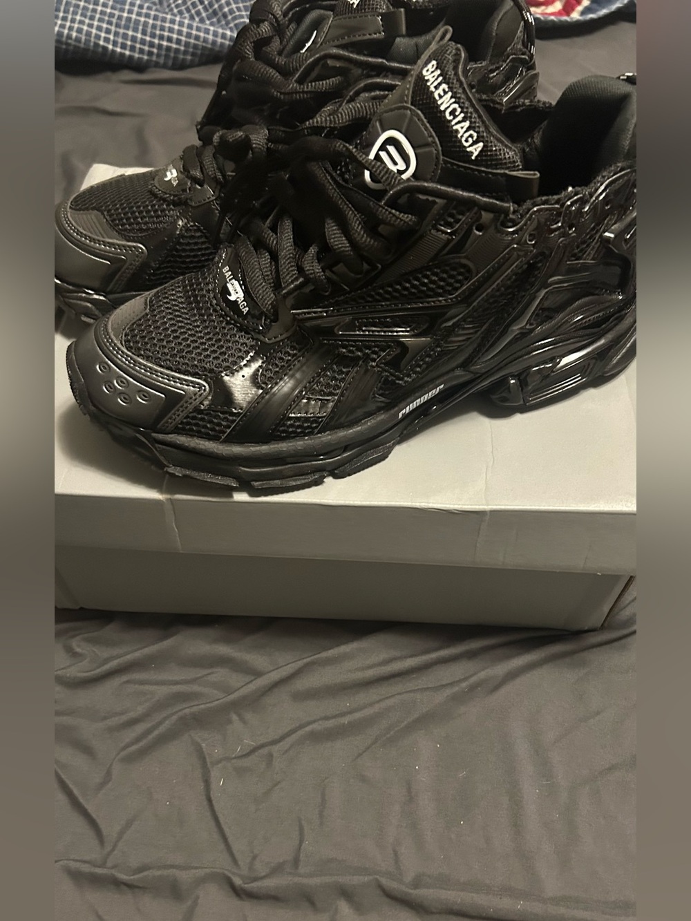 Balenciaga Black Runner Sneakers